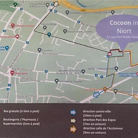 Avec Sauna 36m² 니오르